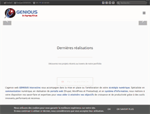 Tablet Screenshot of genious-interactive.com